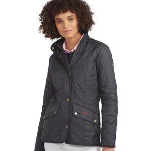 Barbour - Cavalry Polarquilt Jacket - Women's US Size 8 - Color Navy - Pre-owned